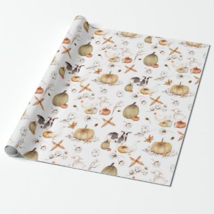 Party der Herbstfarm Geschenkpapier