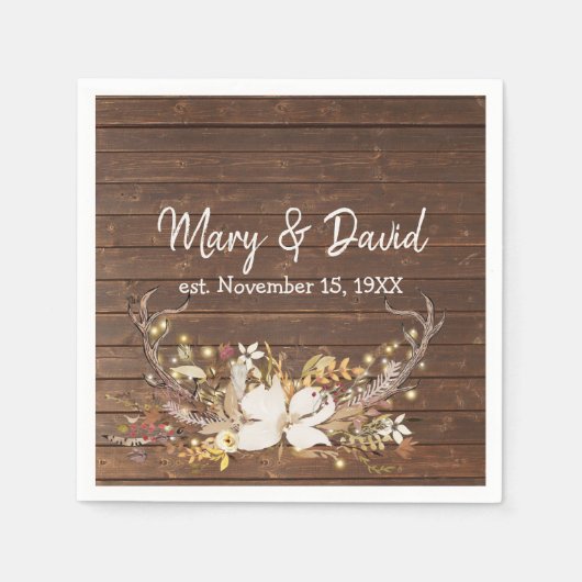 Party der Hirschfeinde Serviette (Vorderseite)