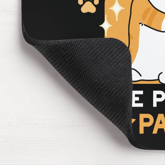 Party der Katze - Pasten und Pints Mousepad (Ecke)