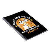Party der Katze - Pasten und Pints Notizblock (Rechte Seite)