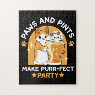 Party der Katze - Pasten und Pints Puzzle