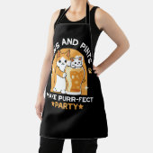 Party der Katze - Pasten und Pints Schürze (InSitu)