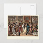 Party der Kostüme an der Oper, Paris, Frankreich Postkarte (Vorne/Hinten)