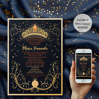 Party der Marine und des Goldenen Blumenkrons Quin Einladung