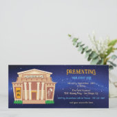 Party der Museumsticket-Nacht Einladung (Stehend Vorderseite)