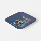 Party der nächsten Bahnstation zum Thema "Ruhestan Pappteller (Gewinkelt)