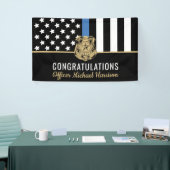 Party der Police Blue Line Flag Academy Graduation Banner (Messeveranstaltung)