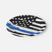 Party der Polizei für die Strafverfolgung in der " Pappteller (Schrägansicht)