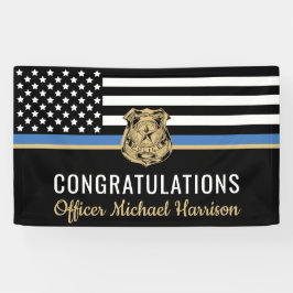 Party der Polizeiakademie Glückwünsche Banner