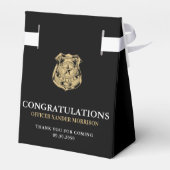 Party der Polizeiakademie Thin Blue Line Geschenkschachtel (Rückseite)