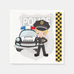 Party der Polizeikinder Serviette