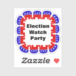 Party der republikanischen Wahlbeobachtungsmission Aufkleber