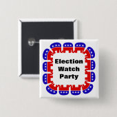 Party der republikanischen Wahlbeobachtungsmission Button (Vorne & Hinten)