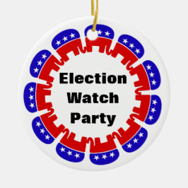 Party der republikanischen Wahlbeobachtungsmission Keramik Ornament