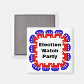 Party der republikanischen Wahlbeobachtungsmission Magnet (Vorderseite/Rückseite)