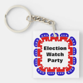 Party der republikanischen Wahlbeobachtungsmission Schlüsselanhänger