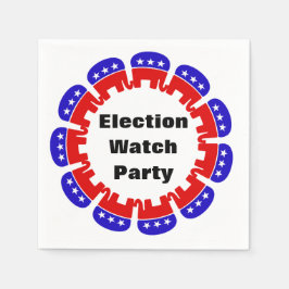 Party der republikanischen Wahlbeobachtungsmission Serviette