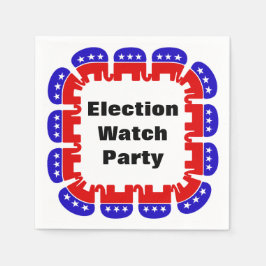 Party der republikanischen Wahlbeobachtungsmission Serviette