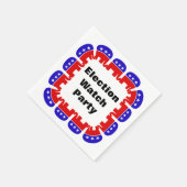 Party der republikanischen Wahlbeobachtungsmission Serviette (Ecke)