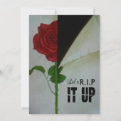 Party der Scheidung Einladung (Vorderseite)