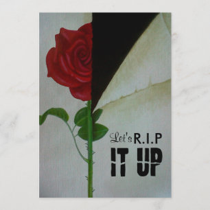 Party der Scheidung Einladung