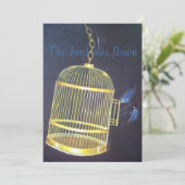 Party der Scheidung lustig personalisiert Einladung (Stehend Vorderseite)