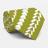 Party der Trance - Olivenöl und Weiß Krawatte (Gerollt)