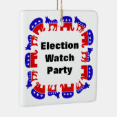 Party der Wahlbeobachtung Keramikornament (Rechts)