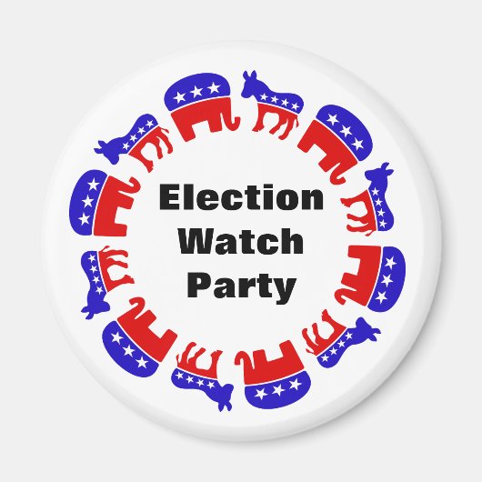 Party der Wahlbeobachtung Magnet (Vorne)