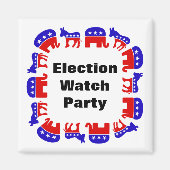 Party der Wahlbeobachtung Magnet (Vorne)