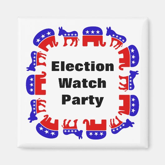 Party der Wahlbeobachtung Magnet (Vorne)