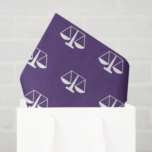 Party des Anwalts - Geschenkpapier Seidenpapier (Geschenktüte)