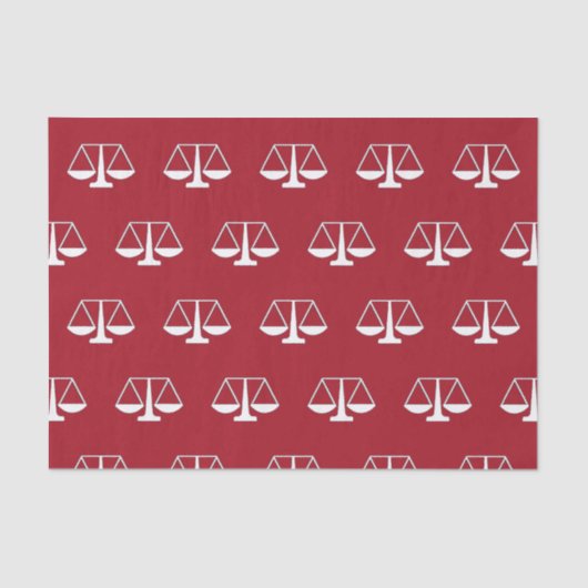 Party des Anwalts - Geschenkpapier Seidenpapier (Vorderseite)