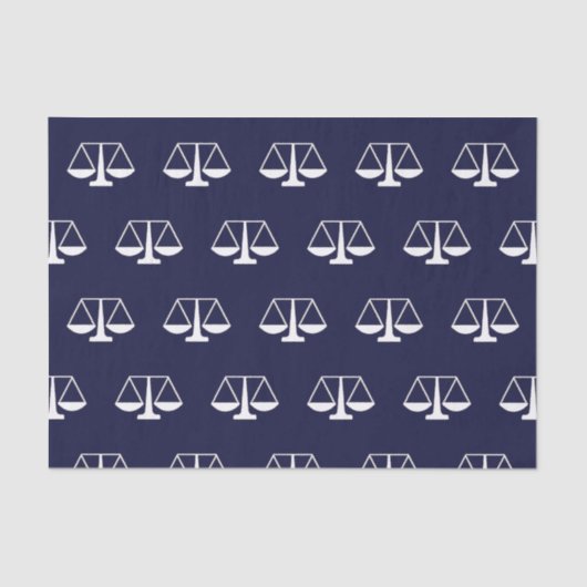 Party des Anwalts - Geschenkpapier Seidenpapier (Vorderseite)