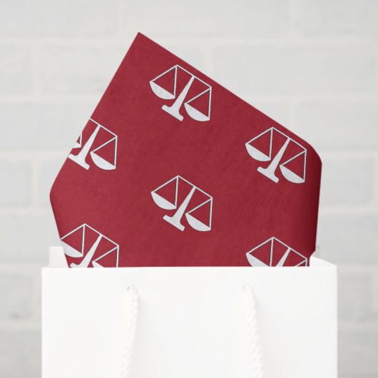 Party des Anwalts - Geschenkpapier Seidenpapier (Geschenktüte)
