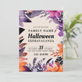 Party des bezauberten Blumenkostspiels Einladung (Stehend Vorderseite)