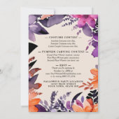 Party des bezauberten Blumenkostspiels Einladung (Rückseite)