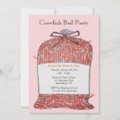 Party des Crawfish-Boils Einladung (Vorderseite)