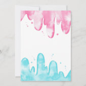 Party des Eiskremgeschlechts Einladung (Rückseite)