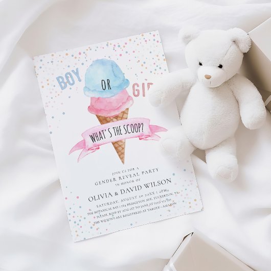 Party des Eiskremgeschlechts Einladung