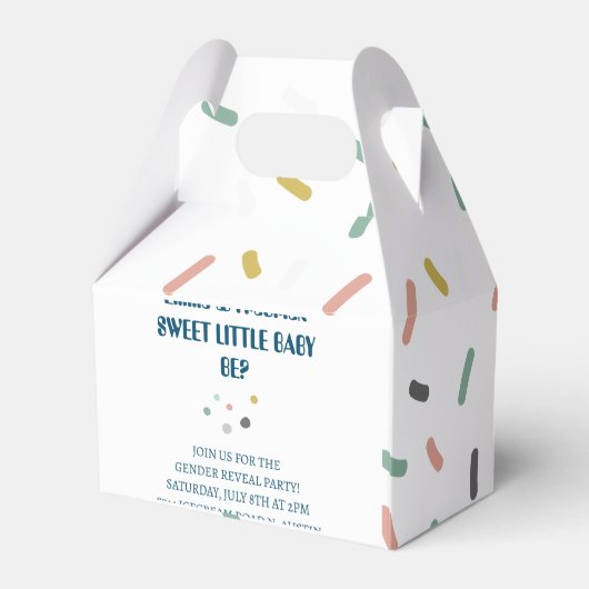 Party des Eiskremgeschlechts Geschenkschachtel (Rückseite)