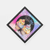 Party des Eiskremgeschlechts Serviette (Ecke)