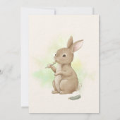 Party des ersten Zeltes Einladung (Rückseite)