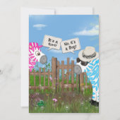 Party des Geschlechts Einladung (Vorderseite)