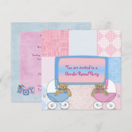 Party des Geschlechts Einladung