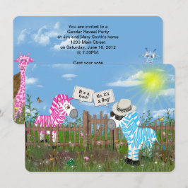 Party des Geschlechts Einladung