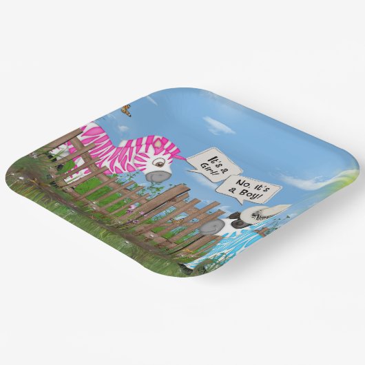 Party des Geschlechts Pappteller (Gewinkelt)