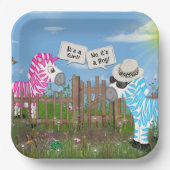 Party des Geschlechts Pappteller (Vorderseite)