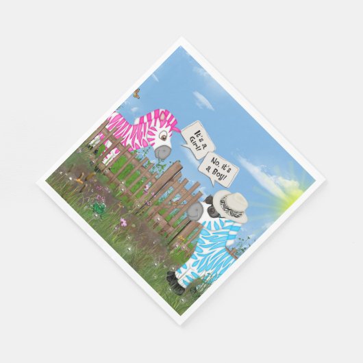 Party des Geschlechts Serviette (Ecke)