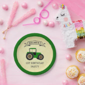 Party des grünen Kindergeburtstags Pappteller (Party)